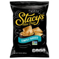 Stacy's Pita Chips, Simply Naked, Baked - 7.33 Ounce 