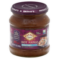 Pataks Chutney, Hot Mango - 12 Ounce