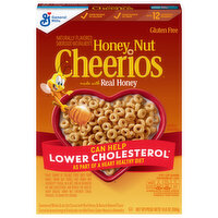 Cheerios Cereal, Gluten Free, Honey Nut, Happy Heart Shapes - 10.8 Ounce 