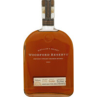 Woodford Reserve Bourbon, Kentucky Straight Bourbon Whiskey - 750 Millilitre 