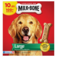Milk-Bone Dog Snacks, Biscuits, Large - 10 Pound 