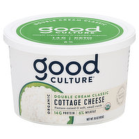 Good Culture Cottage Cheese, Small Curd, 6% Milkfat, Organic, Double Cream Classic - 16 Ounce 