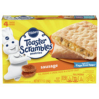 Toaster Scrambles Toaster Pastries, Sausage - 4 Each 