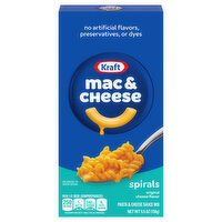 Kraft Mac & Cheese, Spirals, Original Cheese Flavor - 5.5 Ounce