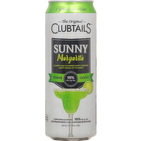 Clubtails Cocktail, Sunny Margarita, Premium - 24 Ounce 