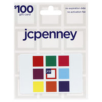 JC Penney Gift Card, $100 - 1 Each 