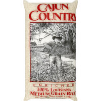 Cajun Country Rice, Enriched, Medium Grain, 100% Louisiana - 160 Ounce 