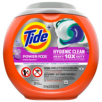 Tide + Detergent, Spring Meadow, Hygienic Clean, Heavy Duty 10X, Pacs