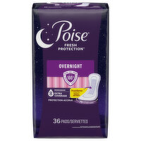 Poise Pads, Overnight, Extra Coverage - 36 Each 