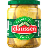 Claussen Kosher Dill Pickle Chips - 20 Fluid ounce 