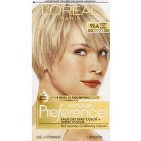 Superior Preference Permanent Haircolor, Cooler, Lightest Ash Blonde 9-1/2A - 1 Each 