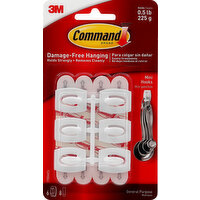 Command Mini Hooks, General Purpose - 1 Each 