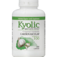 Kyolic Aged Garlic Extract, Cardiovascular, Formula 100, Capsules