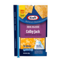 Kraft Big Slice Colby Jack Cheese Slices - 227 Gram