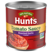 Hunt's Tomato Sauce, Roasted Garlic Flavor - 8 Ounce 