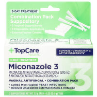 TopCare Miconazole 3, Combination Pack - 1 Each 