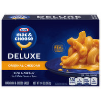 Kraft Macaroni & Cheese Sauce, Original Cheddar, Deluxe - 14 Ounce