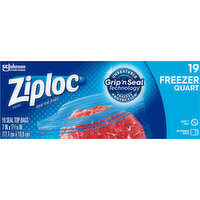 Ziploc Seal Top Bags, Freezer, Quart