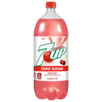 7-UP Soda, Zero Sugar, Cherry - 2 Litre 