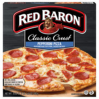 Red Baron Pizza, Classic Crust, Pepperoni - 20.6 Ounce