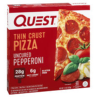 Quest Pizza, Uncured Pepperoni, Thin Crust