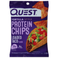 Quest Protein Chips, Loaded Taco Flavor, Tortilla Style - 1.1 Ounce 