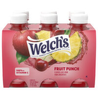 Welch's Flavored Juice Drink, Fruit Punch - 6 Each 