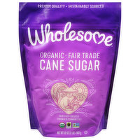 Wholesome Cane Sugar, Organic - 32 Ounce 