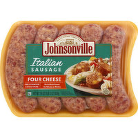 Johnsonville Italian Sausage, Four Cheese - 19 Ounce 