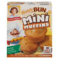 Little Debbie Muffins, Honey Bun, Mini - 5 Each 