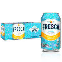 Fresca  Grapefruit Citrus Sparkling Soda Water - 12 Each 