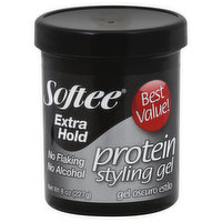 Softee Styling Gel, Protein, Extra Hold - 8 Ounce 