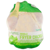 Super 1 Foods Chicken, Whole Fryer - 5.37 Pound 