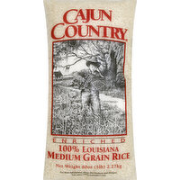Cajun Country Rice, Enriched, Medium Grain, 100% Louisiana - 80 Ounce 