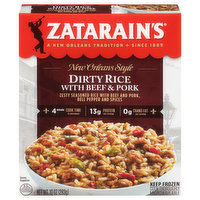 Zatarain's Frozen Dirty Rice With Beef And Pork - 10 Ounce 