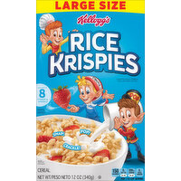 Rice Krispies Cereal, Toasted Rice, Large Size - 12 Ounce 