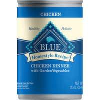 Blue Buffalo Food for Dogs, Natural, Chicken Dinner with Garden Vegetables