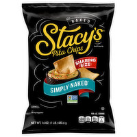 Stacy's Pita Chips, Sharing Size, Baked, Simply Naked - 16 Ounce 