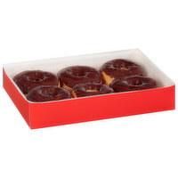 Fresh Hand-Dipped Glazed Chocolate Iced Donuts - 1 Each 