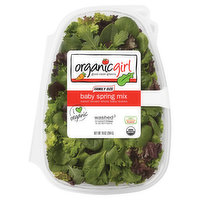 Organicgirl Spring Mix, Baby, Family Size - 10 Ounce