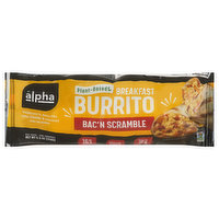 Alpha Breakfast Burrito, Plant-Based, Bac'n Scramble - 5.5 Ounce 