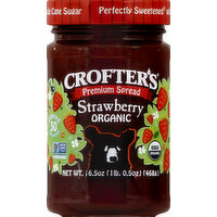 Crofter's Premium Spread, Organic, Strawberry - 16.5 Ounce 