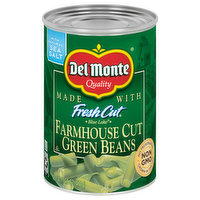 Del Monte Green Beans, Farmhouse Cut - 14.5 Ounce 