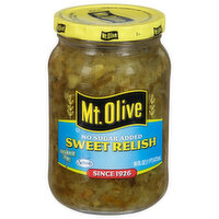 Mt Olive Pickles, No Sugar Added, Sweet Relish - 16 Fluid ounce 