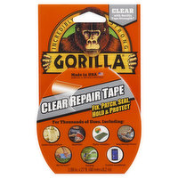 Gorilla Tape, Clear Repair - 1 Each