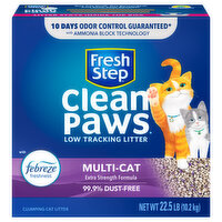 Fresh Step Clumping Cat Litter, Low Tracking, Multi-Cat