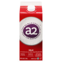 a2 Milk Milk, Whole, Ultra-Pasteurized