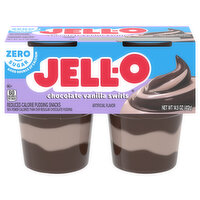 Jell-O Pudding Snacks, Reduced Calorie, Chocolate Vanilla Swirls - 14.5 Ounce 