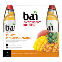 Bai Antioxidant Beverage, Pilavo Pineapple Mango, 6 Pack - 6 Each 