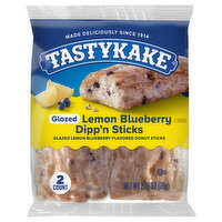 Tastykake Dipp'n Sticks, Glazed, Lemon Blueberry - 2 Each 
